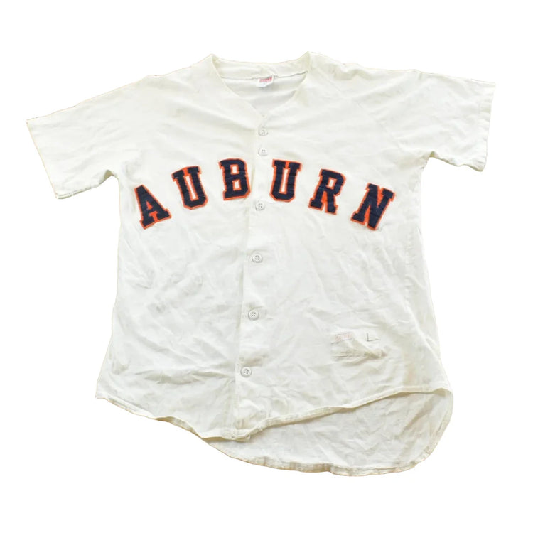 Vintage 1990s Auburn University Collegiate Soffe Baseball Jersey Men's M from propervintagecanada
