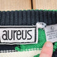 Vintage 1990s Aureus Knitted Abstract Crewneck Sweater Men's Medium from propervintagecanada