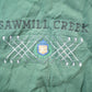 Vintage 1990s Aureus Sawmill Creek Embroidered Crewneck Sweatshirt Men's XL from propervintagecanada