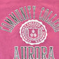 Vintage 1990s Aurora Community College Puppy Patchwork Crewneck Sweatshirt Men's XL from propervintagecanada