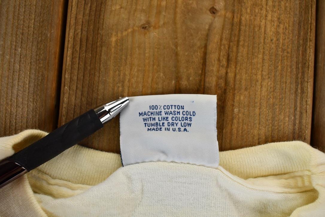 Vintage 1990s Aussie T Company Walk Softly on Mother Earth Single Stitch Graphic T-Shirt Men's Large from propervintagecanada