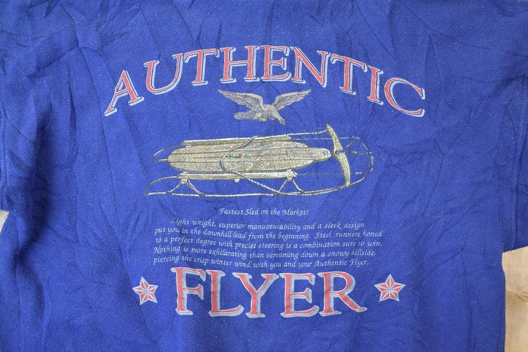 Vintage 1990s Authentic Flyer Ozark Mountains Crewneck Men's XL from propervintagecanada