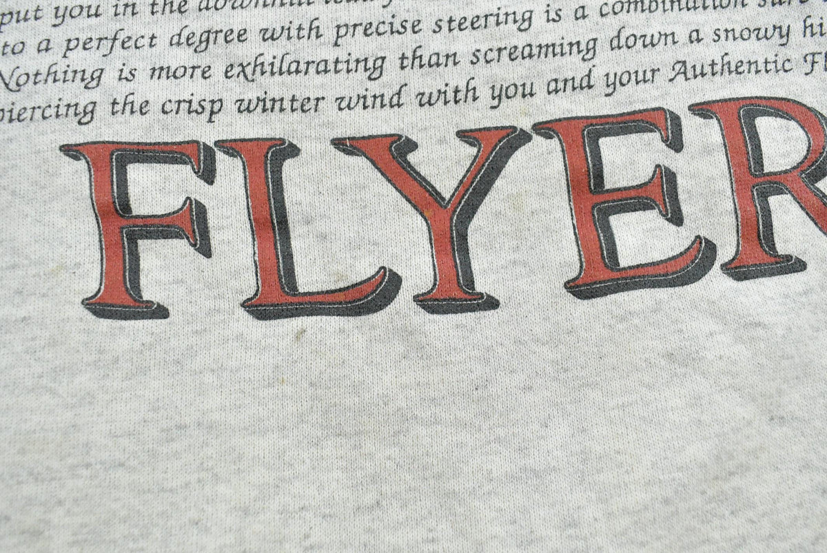 Vintage 1990s Authentic Flyer Sled Promo Crewneck Sweatshirt Men's L from propervintagecanada