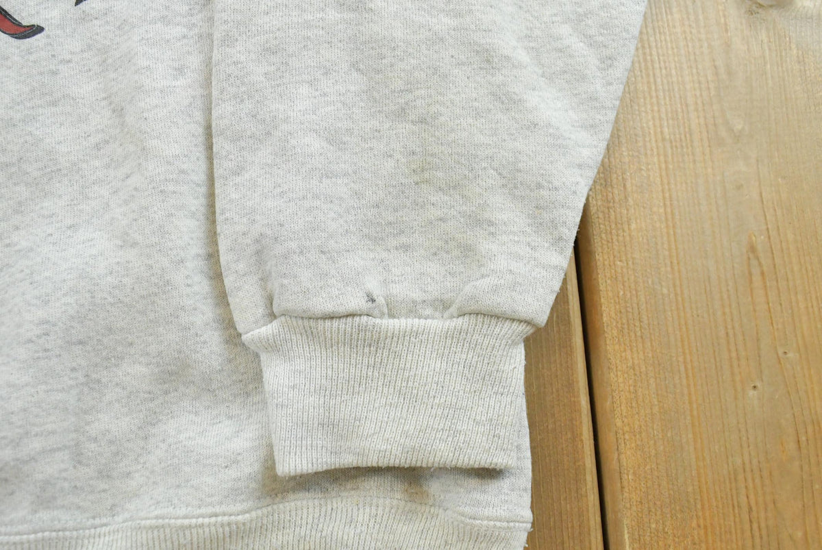 Vintage 1990s Authentic Flyer Sled Promo Crewneck Sweatshirt Men's L from propervintagecanada