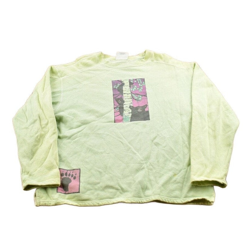 Vintage 1990s Authentic Pigment Bear Theme Crewneck Sweater Men's MMen's Medium from propervintagecanada