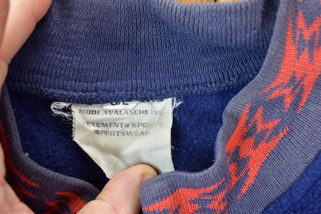 Vintage 1990s Avalanche Fleece Sweater Men's XL from propervintagecanada