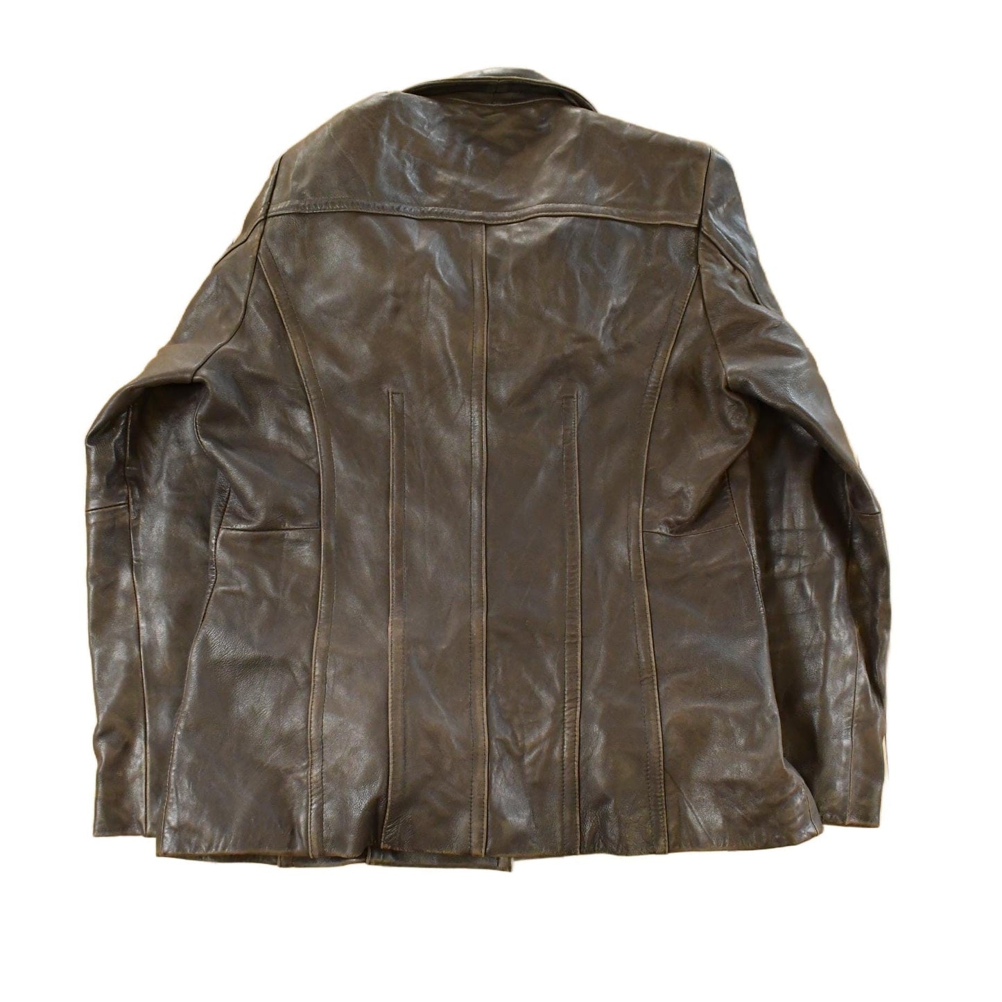Vintage 1990s Avanti Leather Blazer Jacket Men's Small from propervintagecanada
