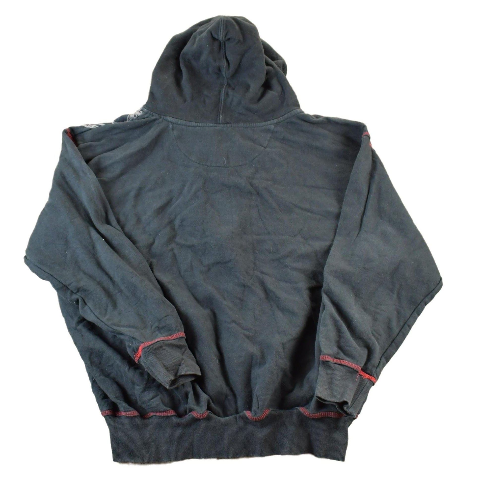 Vintage 1990s Avirex AOP Full Zip Hoodie Sweatshirt Made In USA Men's Large from propervintagecanada