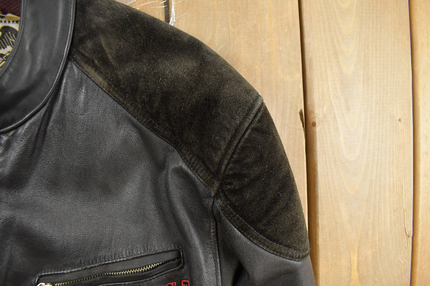 Vintage 1990s Avirex Racing Leather Jacket Men's Small from propervintagecanada