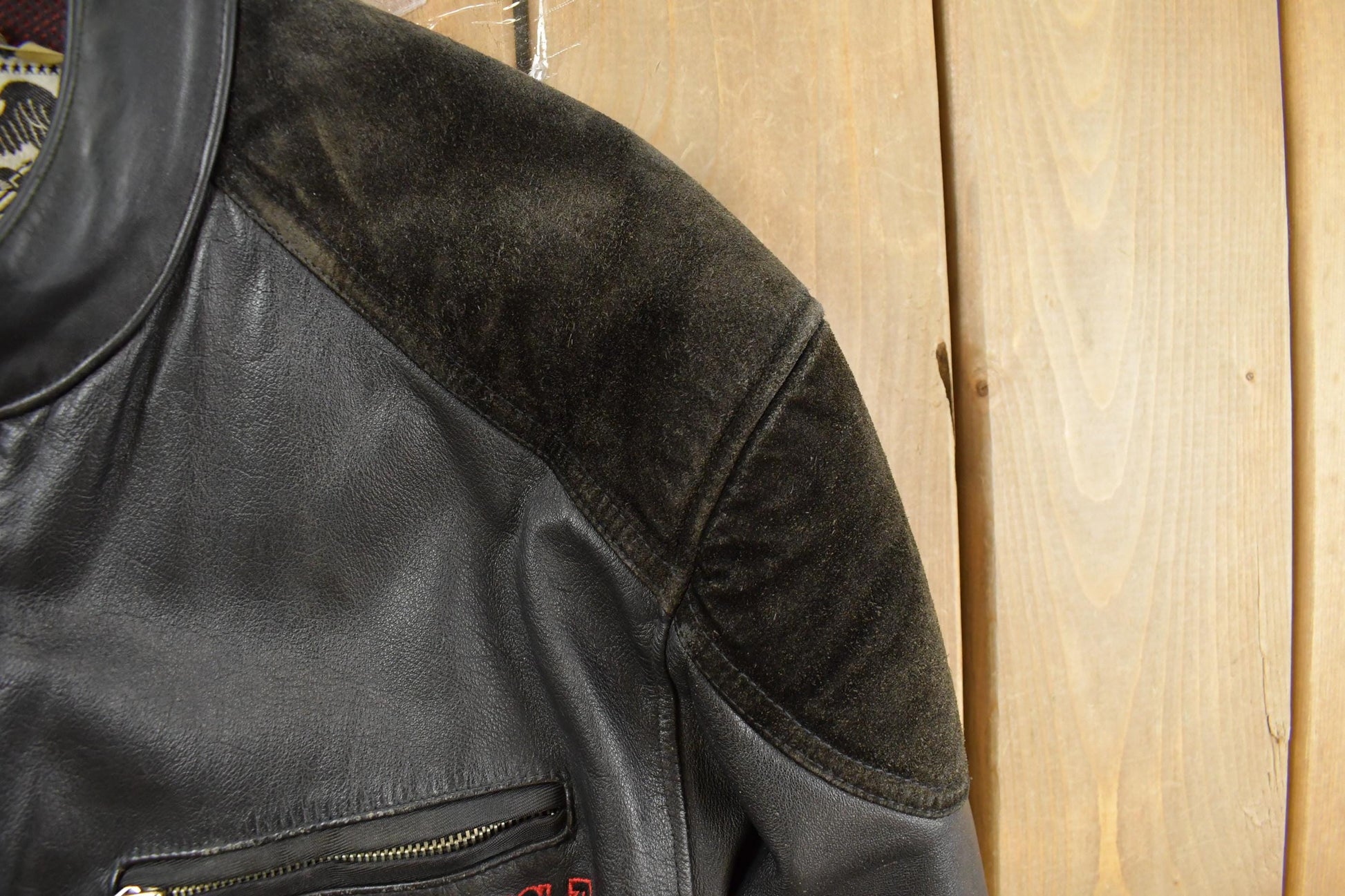 Vintage 1990s Avirex Racing Leather Jacket Men's Small from propervintagecanada