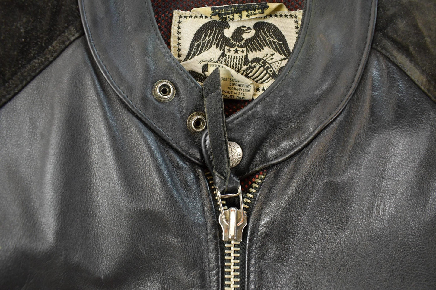 Vintage 1990s Avirex Racing Leather Jacket Men's Small from propervintagecanada