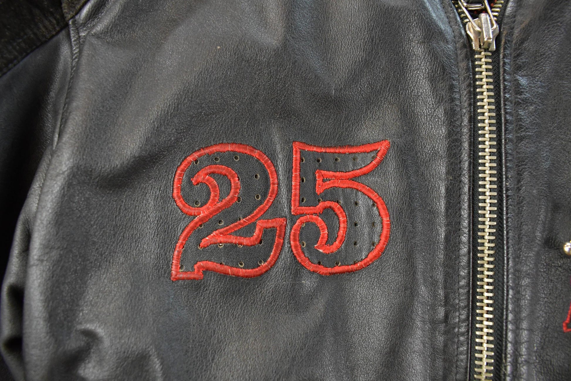 Vintage 1990s Avirex Racing Leather Jacket Men's Small from propervintagecanada