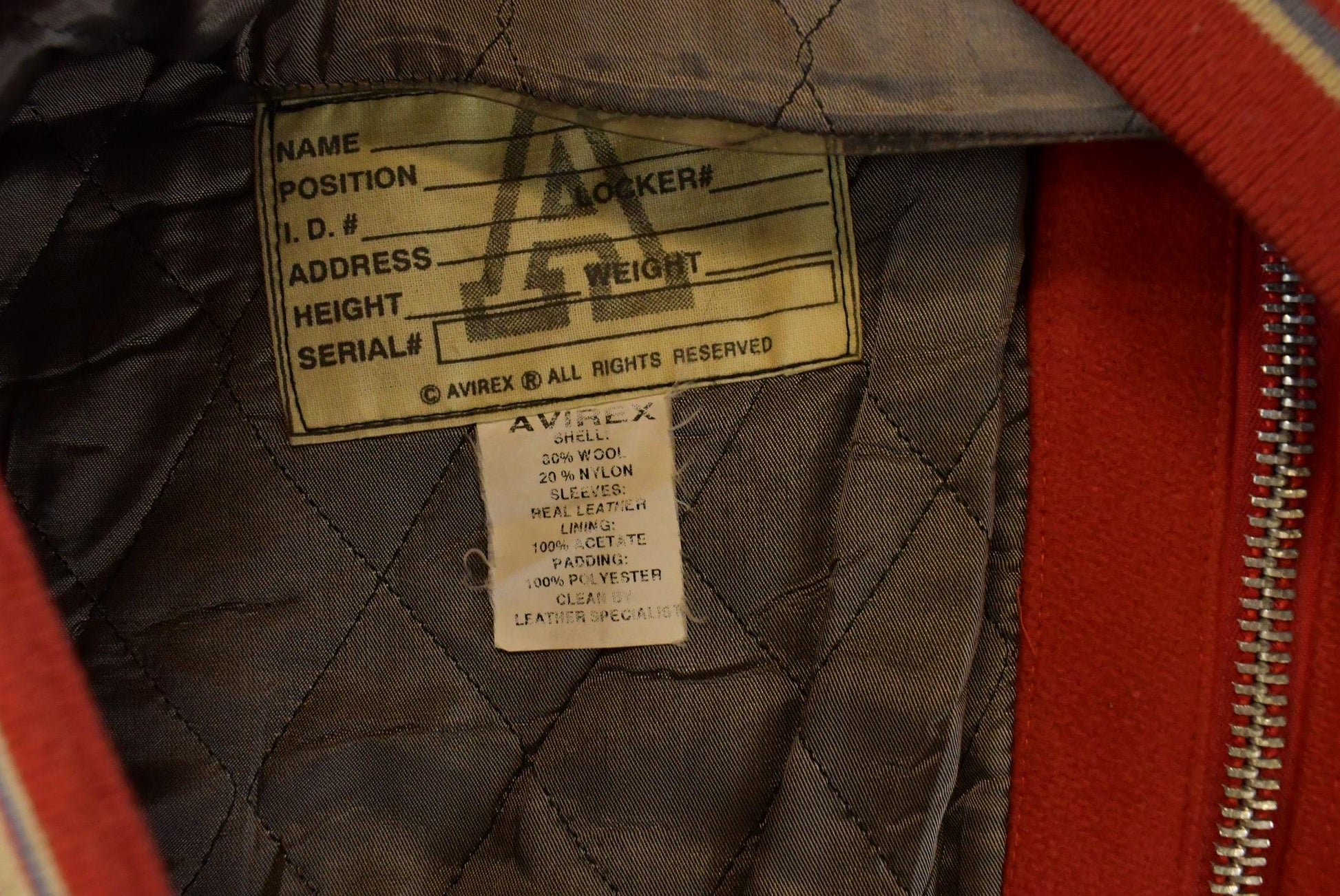 Vintage 1990s Avirex Tuskegee Airmen Wool Leather Varsity Jacket Men's 5X / Avirex Jacket / Patchwork / Made in USA / Military Jacket from propervintagecanada