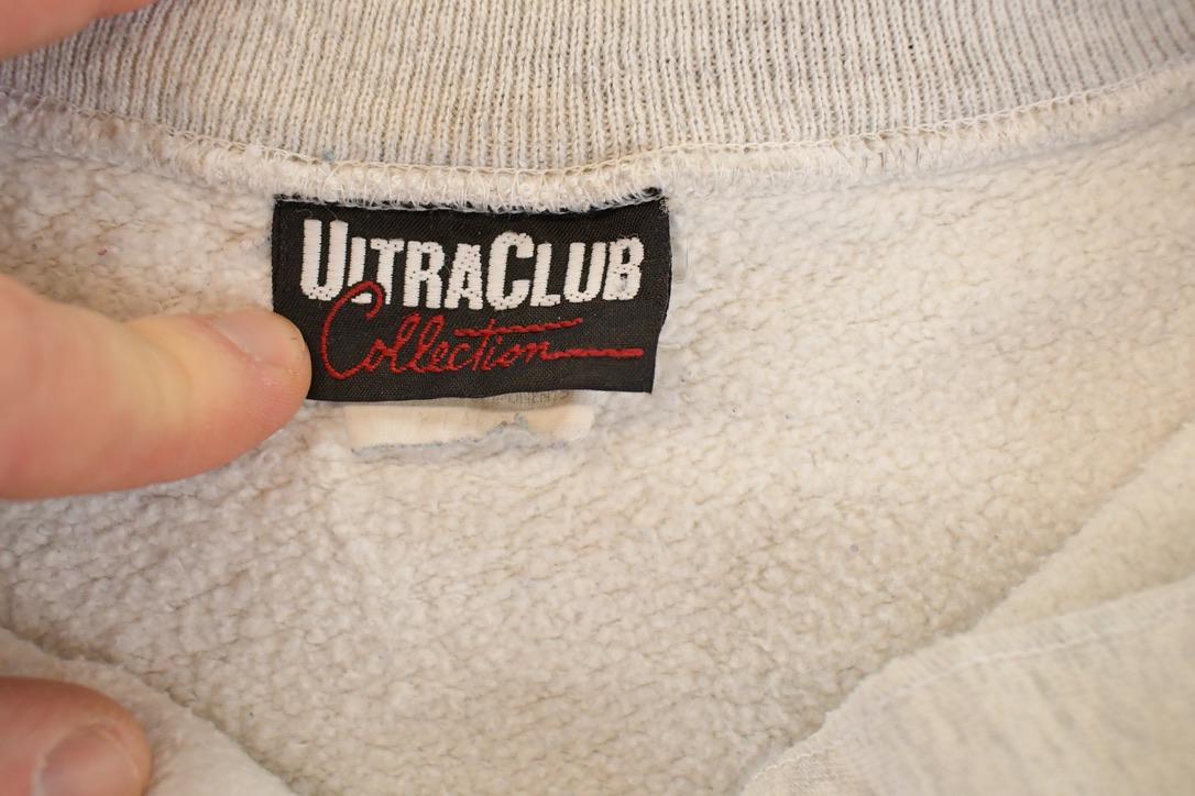 Vintage 1990s Aztec Bird Quarter Button Crewneck Sweatshirt Mens L from propervintagecanada