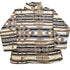 Vintage 1990s Aztec Chevron Patterned Light Fleece Sweater Men&