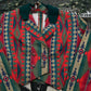 Vintage 1990s Aztec Pattern Cropped Blazer Jacket Men's Medium from propervintagecanada