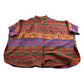 Vintage 1990s AZTEC Pattern Fleece Poncho Jacket Men's XL from propervintagecanada