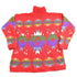 Vintage 1990s Aztec Pattern Knit Turtleneck Sweater Men&