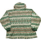 Vintage 1990s Aztec Pattern Knitted Hoodie Men's Small from propervintagecanada