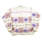 Vintage 1990s Aztec Pattern Quarter Button Up Sweatshirt Men's Large from propervintagecanada
