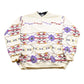 Vintage 1990s Aztec Pattern Quarter Button Up Sweatshirt Men's Large from propervintagecanada