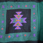 Vintage 1990s Aztec Pattern Quater Zip Fleece Sweater - XL from propervintagecanada