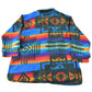 Vintage 1990s Aztec South Western Pattern Button Up Fleece Sweater Men's XL from propervintagecanada