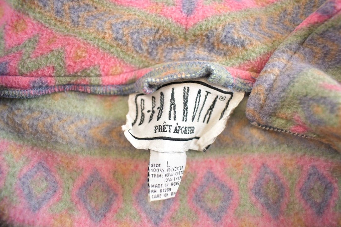 Vintage 1990s B Dakota Western Design Fleece Sweater from propervintagecanada