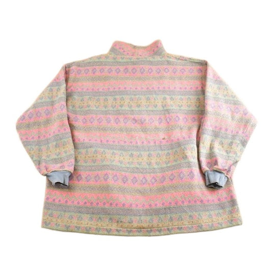Vintage 1990s B Dakota Western Design Fleece Sweater from propervintagecanada