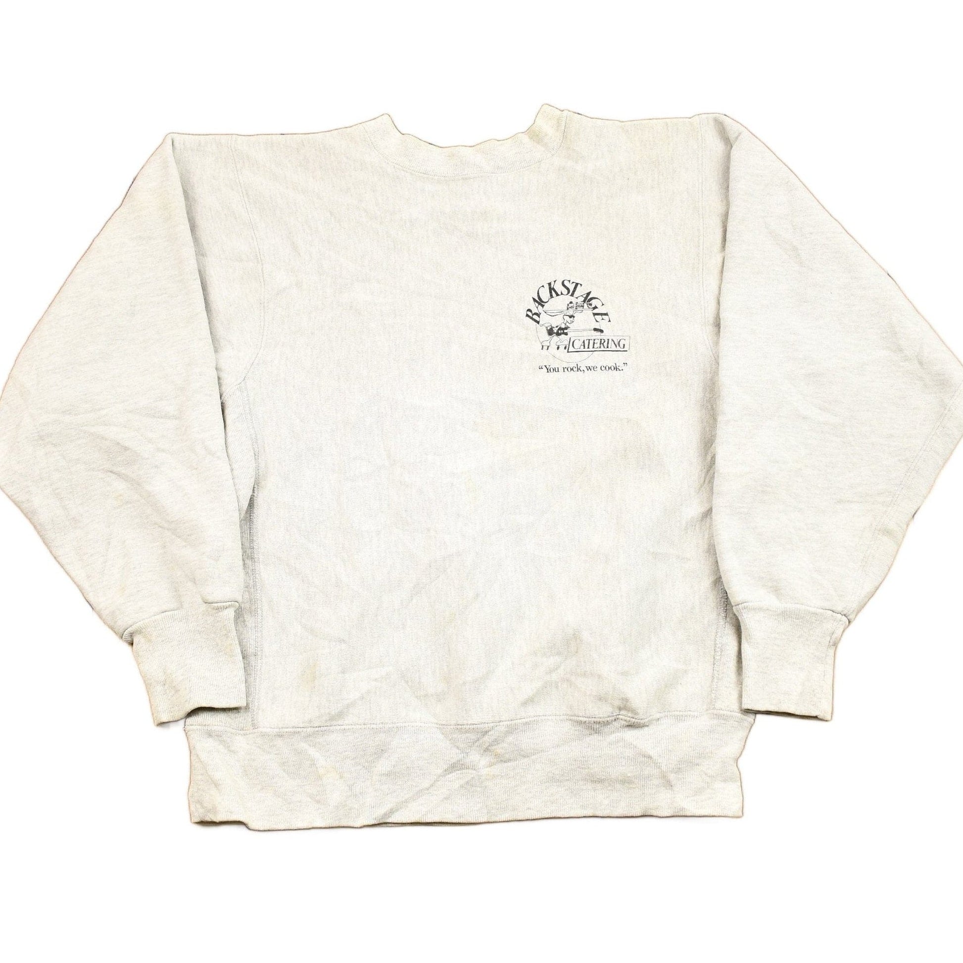Vintage 1990s Backstage Catering Crewneck Sweatshirt Men's MMen's Medium from propervintagecanada