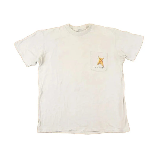 Vintage 1990s Bad Dog Surfing Souvenir Ocean T-Shirt Men's L / Destination Shirt / 90s Single Stitch Graphic Tee / Made in USA from propervintagecanada