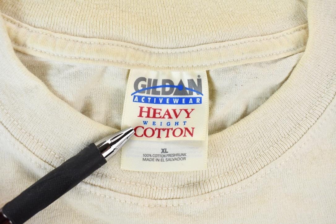 Vintage 1990s Badland Babes Old West Cowboys Graphic T-Shirt Men's Large from propervintagecanada