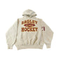 Vintage 1990s Bagley Hockey Hoodie Sweatshirt Men's XL from propervintagecanada