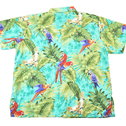 Vintage 1990s Bahamas AOP Button Up Shirt Mens XL from propervintagecanada