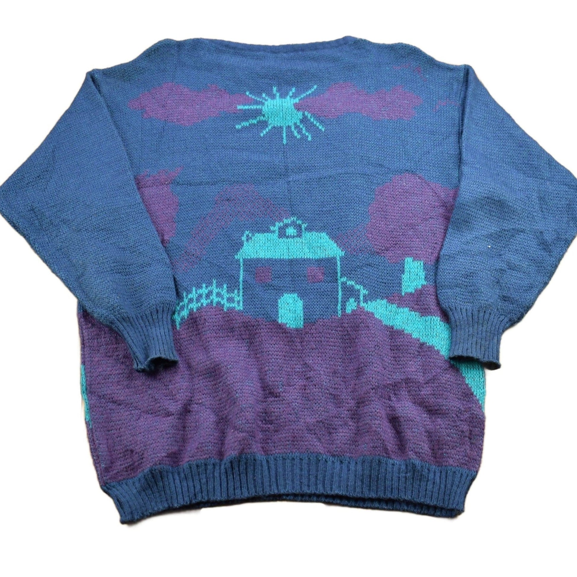 Vintage 1990s Bahner Knit Crewneck Sweater Men's MMen's Medium from propervintagecanada