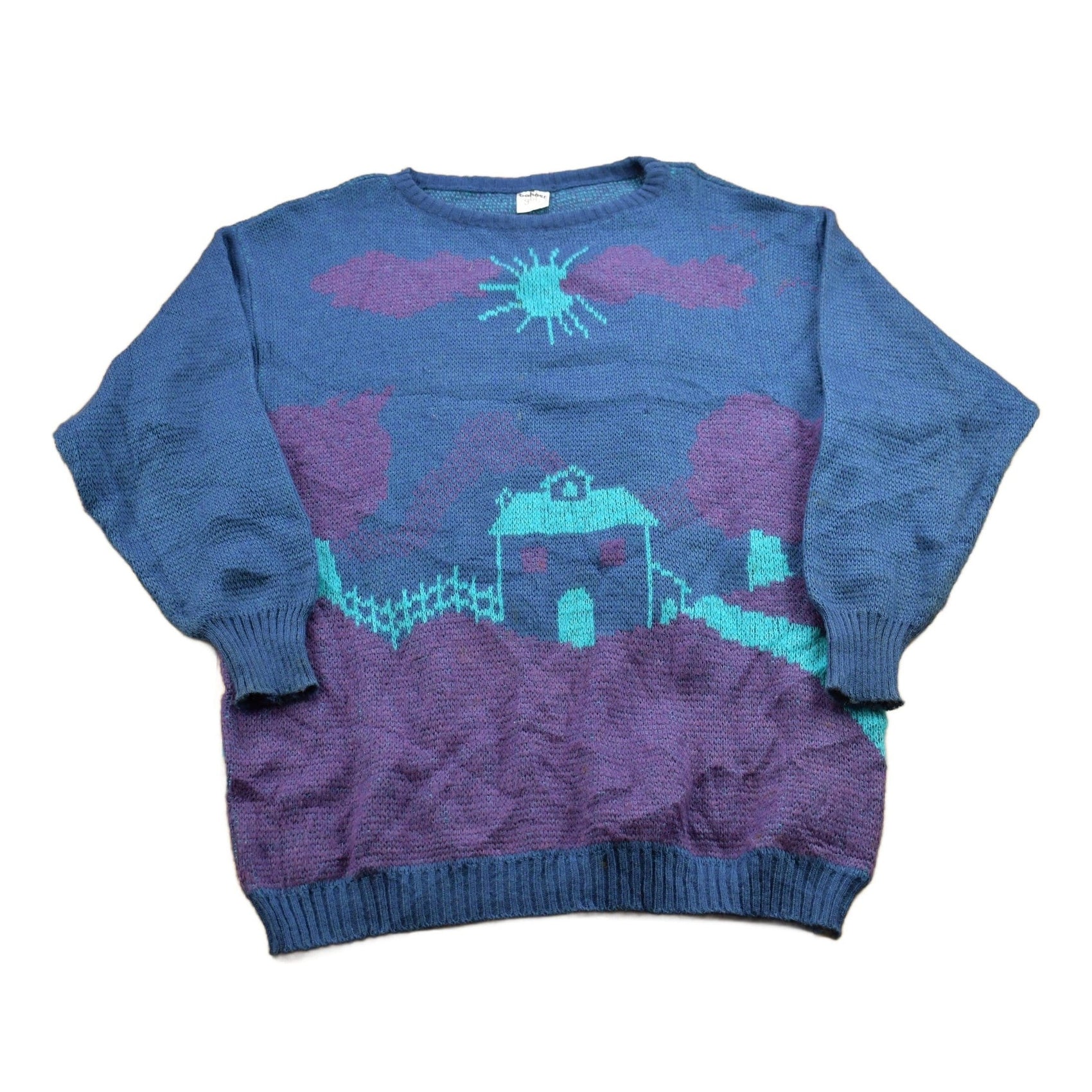 Vintage 1990s Bahner Knit Crewneck Sweater Men's MMen's Medium from propervintagecanada