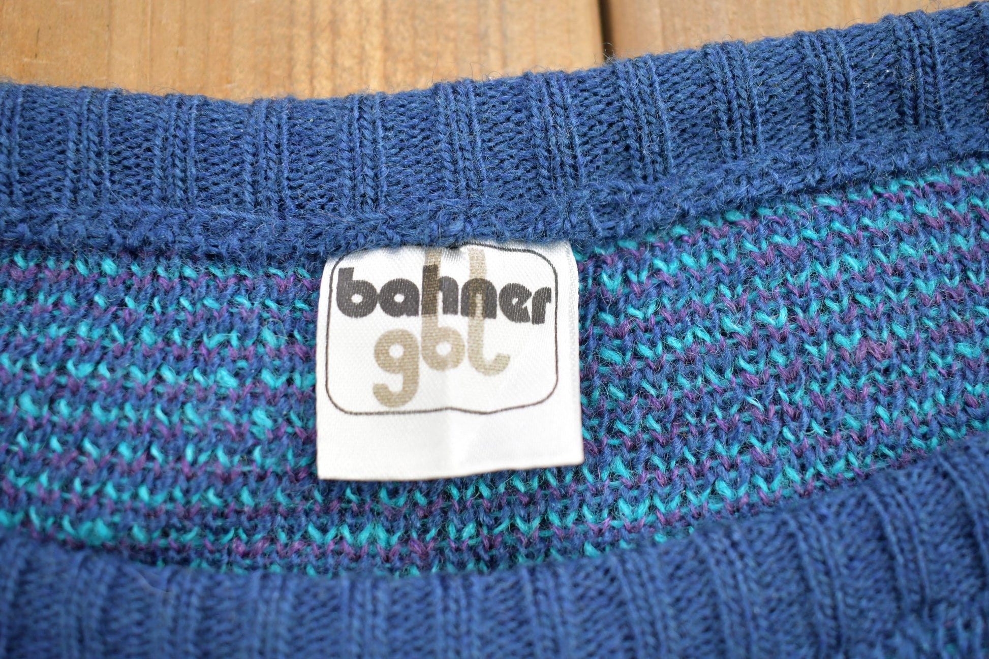 Vintage 1990s Bahner Knit Crewneck Sweater Men's MMen's Medium from propervintagecanada
