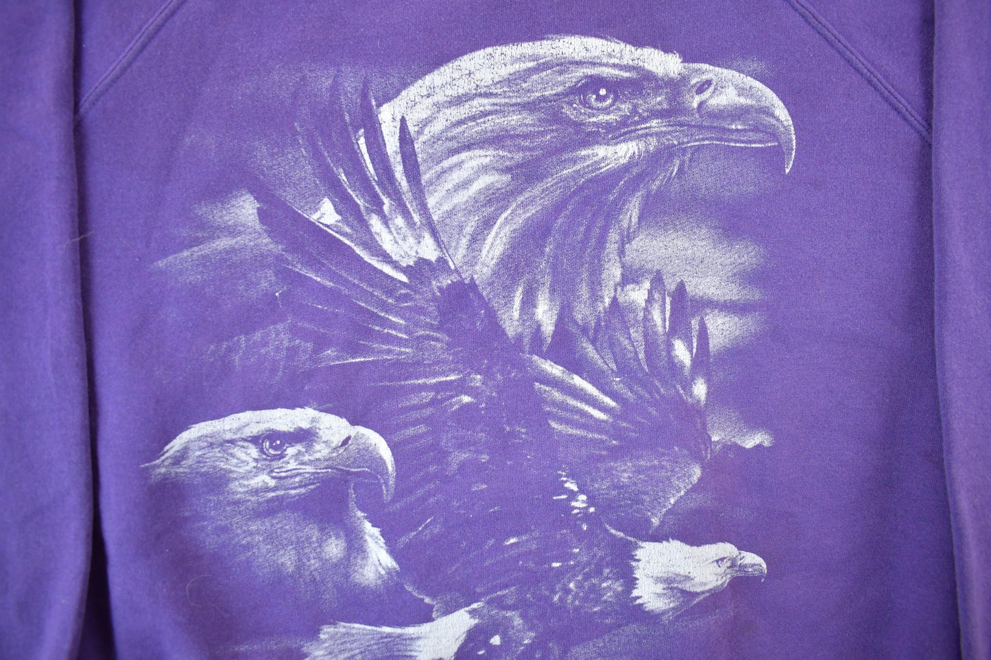 Vintage 1990s Bald Eagle Crewneck Sweatshirt Women's 3X from propervintagecanada