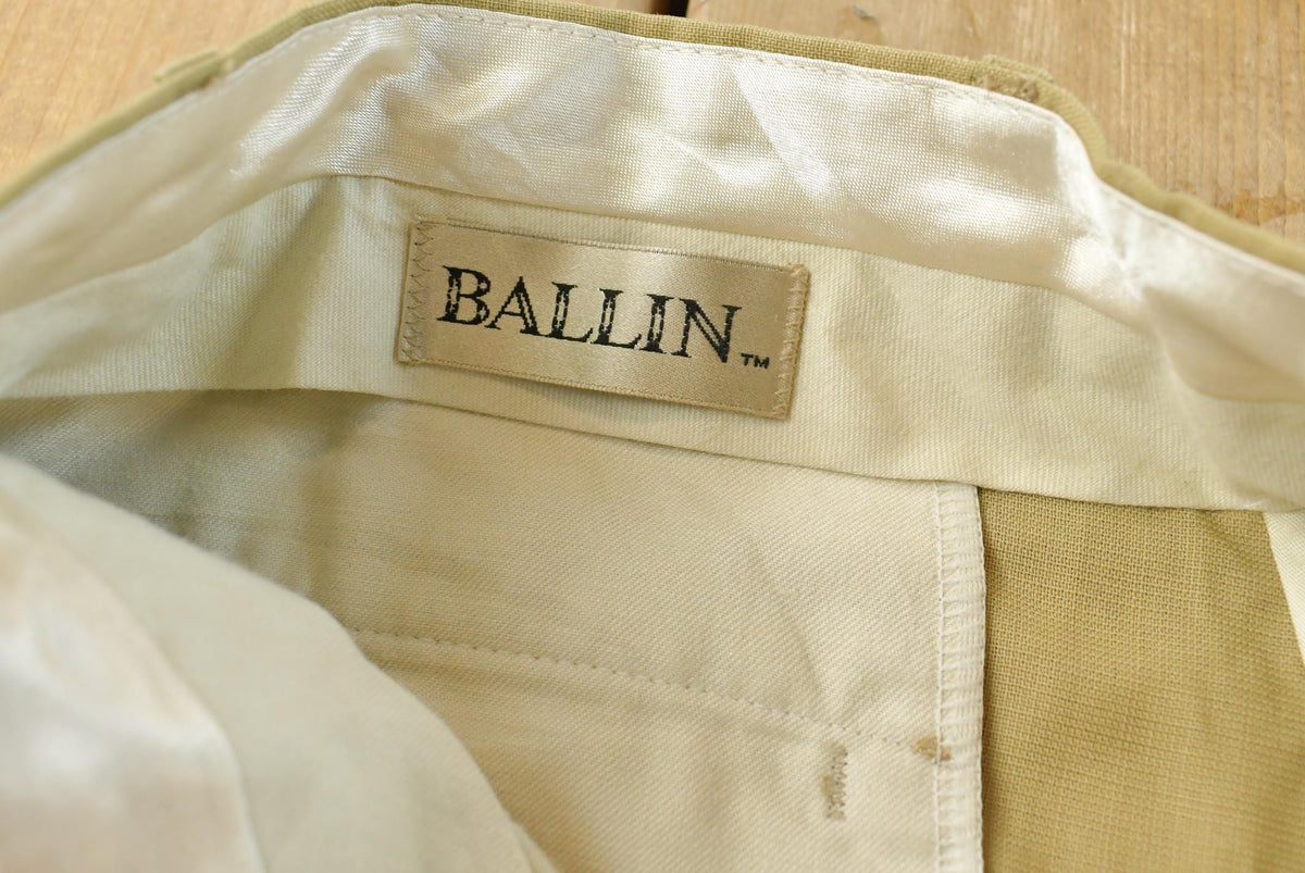 Vintage 1990s Ballin Dress Trousers Men's 33 x 28.5 from propervintagecanada