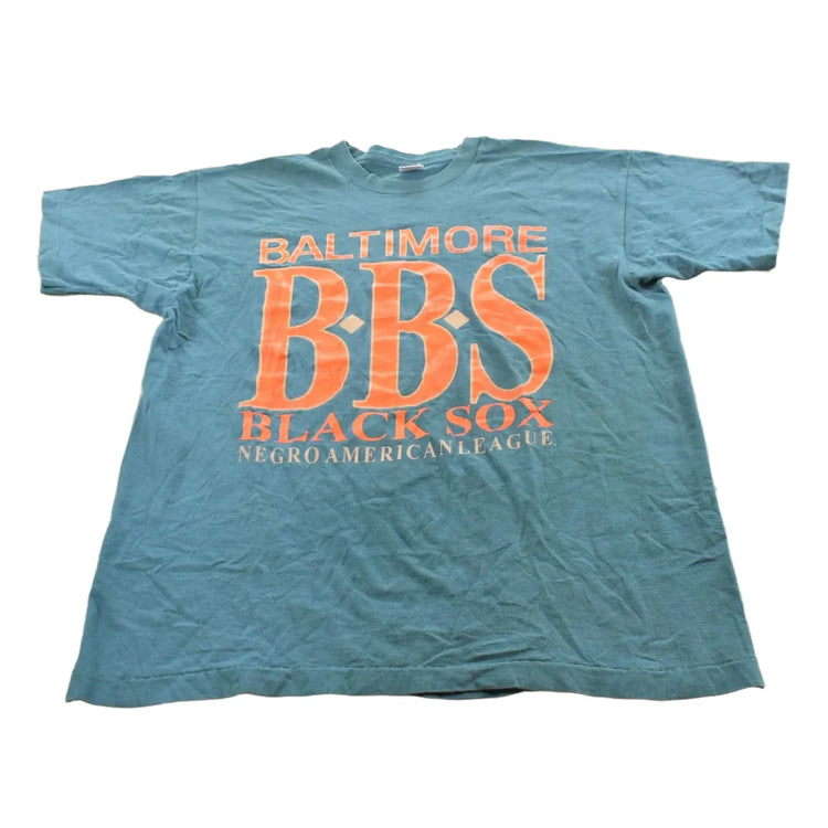 Vintage 1990s Baltimore Black Sox Baseball T Shirt Mens Men's XL from propervintagecanada