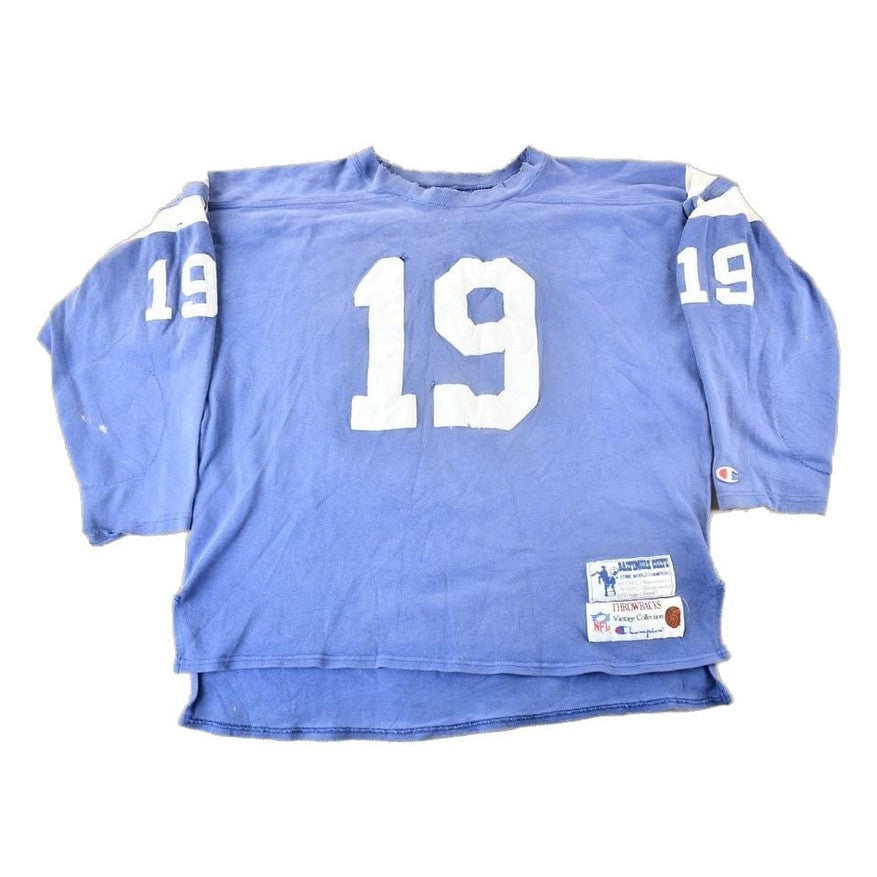 Vintage 1990s Baltimore Colts NFL Champion Jersey Style Sweatshirt Men's XL from propervintagecanada