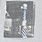 Vintage 1990s Banana Republic Clothing Co. Single Stitch Graphic Barber Shop T-Shirt Men's M from propervintagecanada