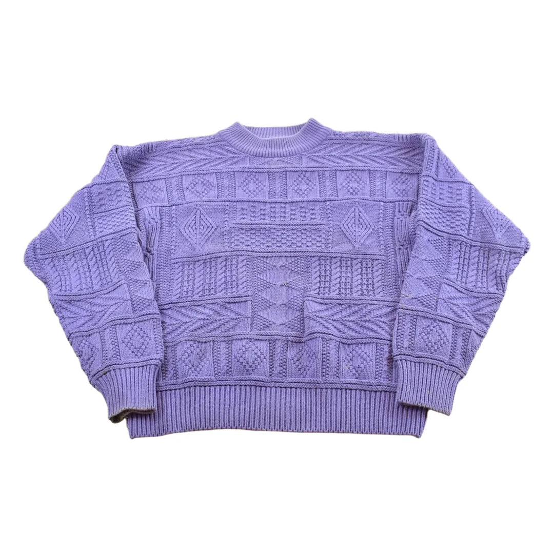 Vintage 1990s Banana Republic Cotton Textured Knit Sweater Men's S from propervintagecanada