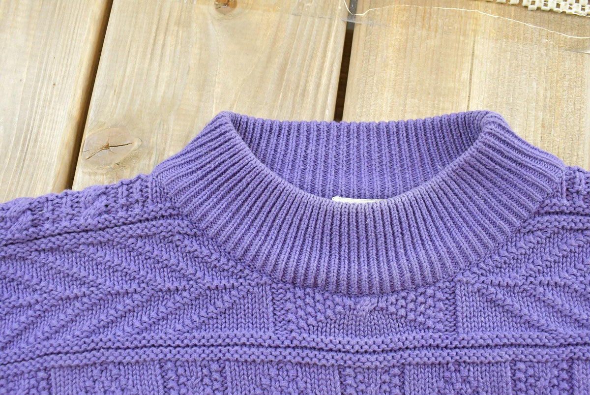 Vintage 1990s Banana Republic Cotton Textured Knit Sweater Men's S from propervintagecanada