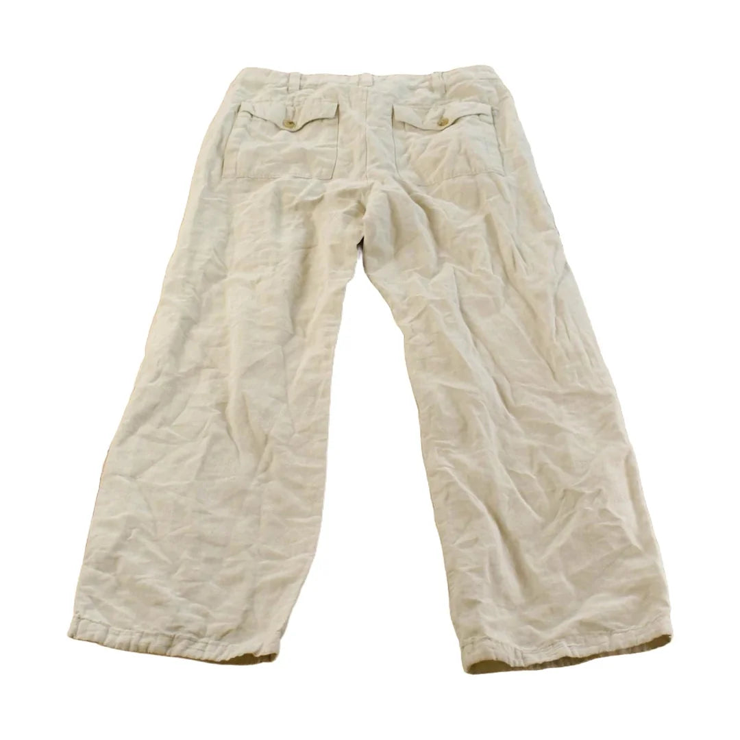 Vintage 1990s Banana Republic Linen Pants Men's 33 x 27 from propervintagecanada