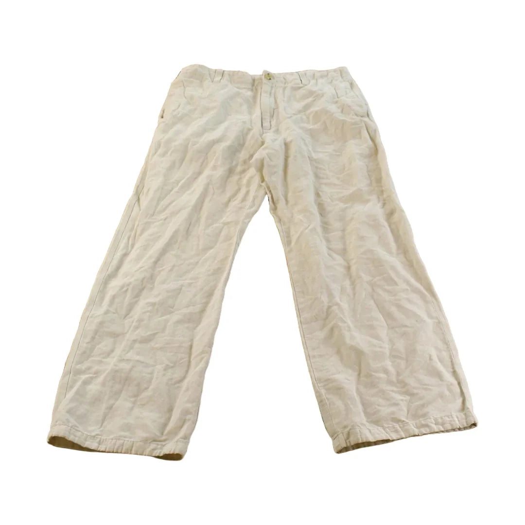 Vintage 1990s Banana Republic Linen Pants Men's 33 x 27 from propervintagecanada