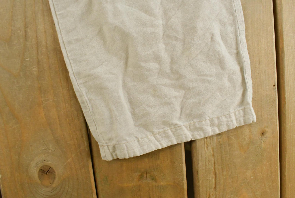 Vintage 1990s Banana Republic Linen Pants Men's 33 x 27 from propervintagecanada