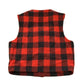 Vintage 1990s Banana Republic Wool Buffalo Plaid Snap On Vest Jacket Men's Medium from propervintagecanada