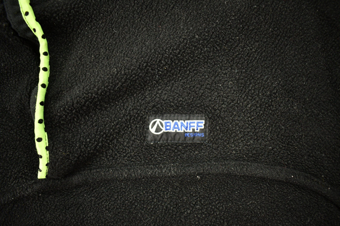 Vintage 1990s Banff Designs Reversible Quarter Zip Fleece Sweater Men's Medium from propervintagecanada