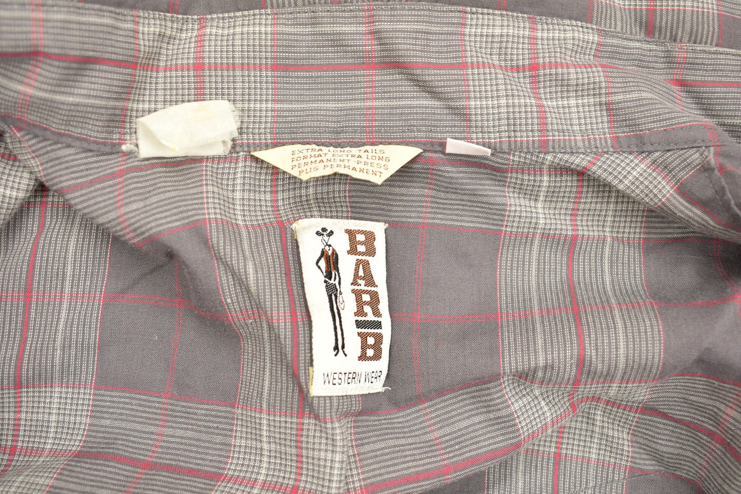 Vintage 1990s Bar B Western Wear Plaid Flannel Button Up Shirt Men's Large from propervintagecanada